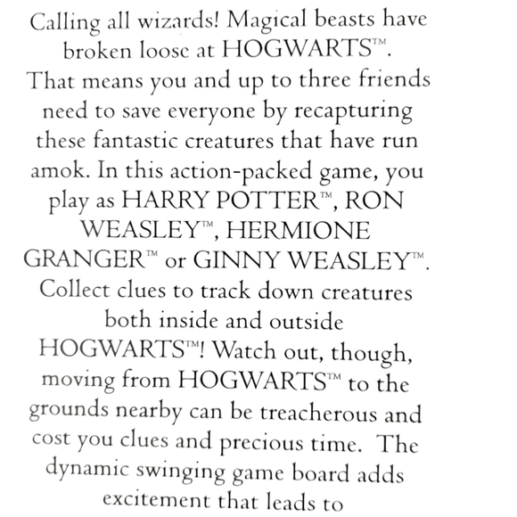 Pressman Harry Potter Magical Beasts Board Game NWOT - Picture 7 of 7